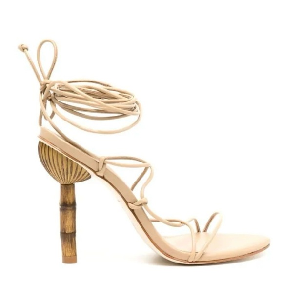Cult Gaia Soleil 101mm lace-up sandals - Picture 2 of 8